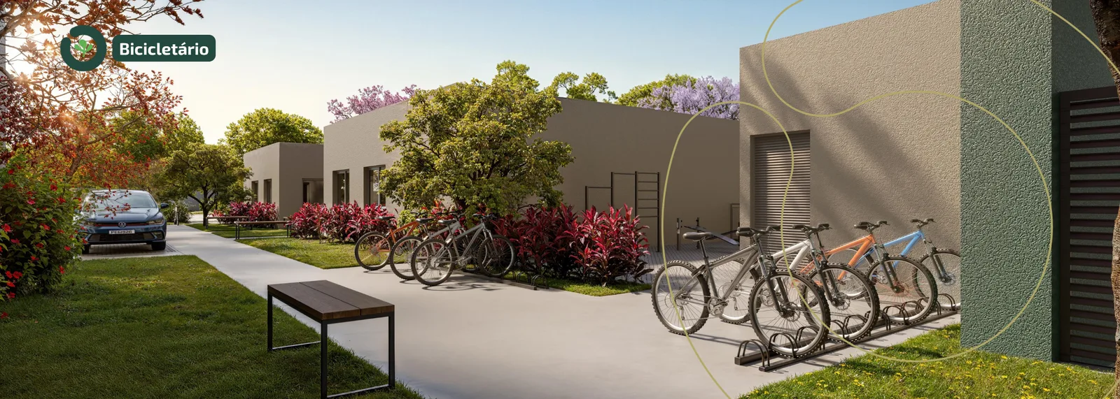Bicicletário do Open Arvoredo